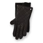 Ralph Lauren Quilted Leather Tech Gloves Black/black