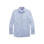 Ralph Lauren Textured Windowpane Shirt Medium Blue