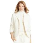 Polo Ralph Lauren Wool 3-button Jacket Cream/cream Herringbone