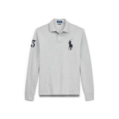 Ralph Lauren Slim Fit Long-sleeve Polo Andover Heather