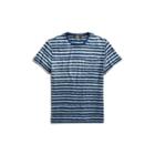 Ralph Lauren Indigo Striped Cotton T-shirt Dk Blue Indigo Multi