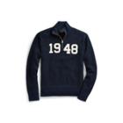 Ralph Lauren Indigo Cotton Half-zip Sweater Indigo