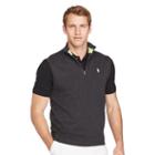 Ralph Lauren Polo Golf Pima Half-zip Sweater Vest Onyx Heather