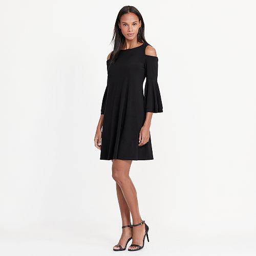 Ralph Lauren Lauren Cutout-shoulder Jersey Dress