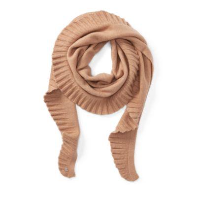 Ralph Lauren Shirred Scarf Camel