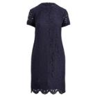 Ralph Lauren Lace T-shirt Dress Rl Navy