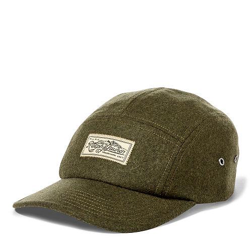 Polo Ralph Lauren Wool-blend Flannel Camp Hat Armadillo Heather