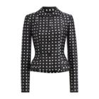 Ralph Lauren Carolyn Polka-dot Jacket Black/cream