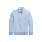 Ralph Lauren Double-knit Half-zip Pullover Campus Blue Heather