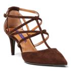 Ralph Lauren Diana Suede Pump Chocolate
