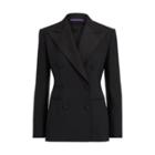Ralph Lauren Buffy Wool-silk Tuxedo Jacket Black
