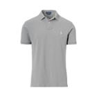 Ralph Lauren Classic Fit Mesh Polo Shirt Perfect Grey