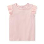 Ralph Lauren Eyelet Flutter-sleeve T-shirt Hint Of Pink 3m