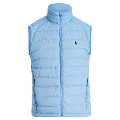 Ralph Lauren Packable Taffeta Down Vest Soft Royal Heather