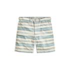 Ralph Lauren Striped Cotton Canvas Short Faded Navy Natural
