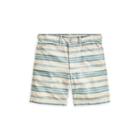 Ralph Lauren Striped Cotton Canvas Short Faded Navy Natural