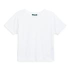 Ralph Lauren Lauren Brushed Terry Crewneck Top White