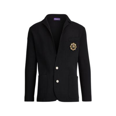 Ralph Lauren Textured Knit Blazer Black