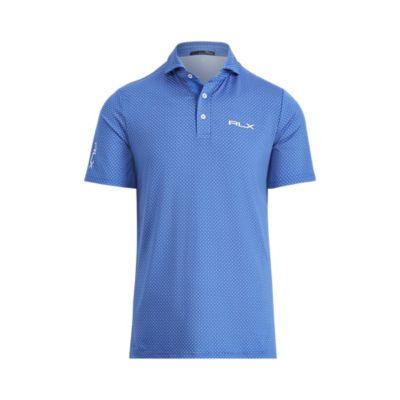 Ralph Lauren Custom Fit Performance Polo Maidstone Blue Micro Dot