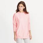 Ralph Lauren Lauren Twill-front Silk-blend Sweater Pale Rose