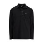 Ralph Lauren Custom Slim Long-sleeve Polo Polo Black