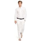 Ralph Lauren Straight-fit Linen Pant White