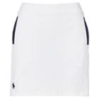 Ralph Lauren Golf Pleated-back Skort White/french Navy