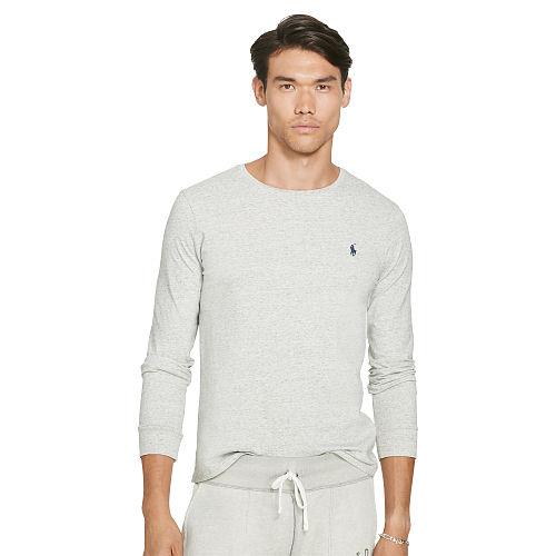 Polo Ralph Lauren Custom-fit Long-sleeve T-shirt Lawrence Grey Heather