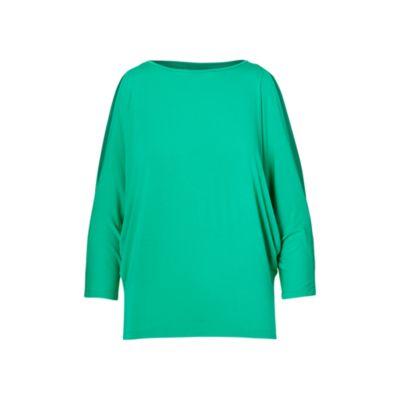 Ralph Lauren Cutout-shoulder Jersey Top Tropic Turquoise Lp