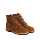 Ralph Lauren Rrl Boondocker Suede Boot Light Java