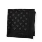 Ralph Lauren Fox-print Wool Pocket Square Olive