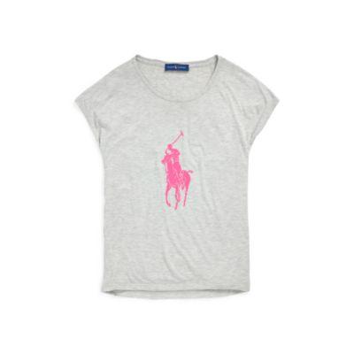 Ralph Lauren Pink Pony Short-sleeve T-shirt Heather