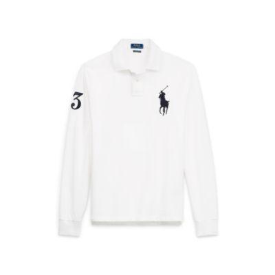 Ralph Lauren Slim Fit Long-sleeve Polo White