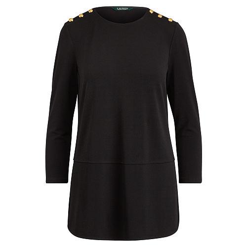Ralph Lauren Lauren Crepe-jersey Tunic Top