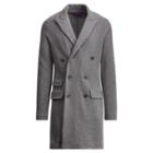 Ralph Lauren Wool-cashmere Topcoat Medium Grey Melange