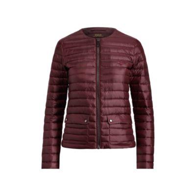 Ralph Lauren Full-zip Down Jacket Wine