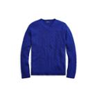 Ralph Lauren Cable-knit Cashmere Sweater Deep Royal
