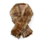 Ralph Lauren Faux-fur Muffler Scarf Coyote