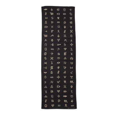 Ralph Lauren Ranch Brand Cotton Scarf Faded Black