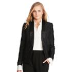 Polo Ralph Lauren Silk Jacquard Tuxedo Jacket Polo Black
