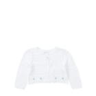Ralph Lauren Pointelle-knit Cotton Cardigan White 12m