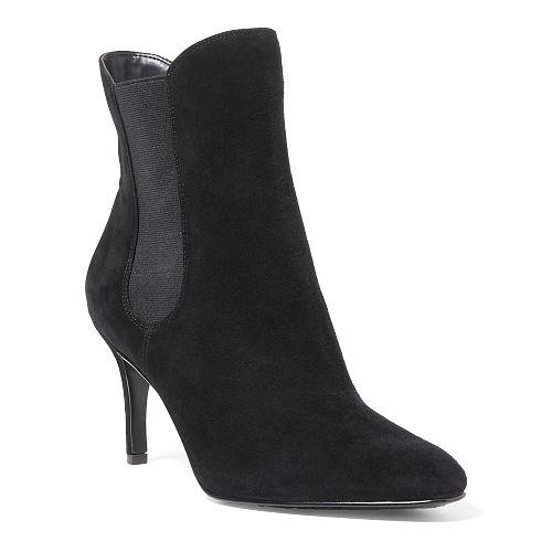 Ralph Lauren Lauren Pashia Suede Bootie Black