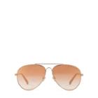 Ralph Lauren Mirrored Pilot Sunglasses Rose Gold