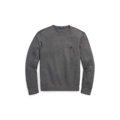 Ralph Lauren Cotton-blend-fleece Sweatshirt Heather Grey Texture