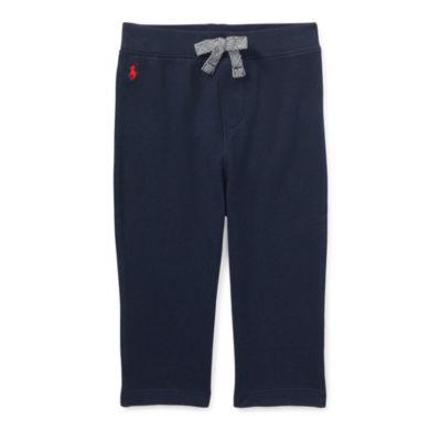 Ralph Lauren Cotton-blend French Terry Pant Hunter Navy 24m