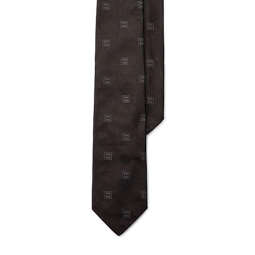 Polo Ralph Lauren Silk Modern Lion Club Tie Black/grey