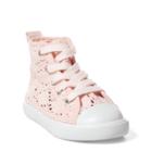 Ralph Lauren Hamptyn Crocheted Sneaker Light Pink