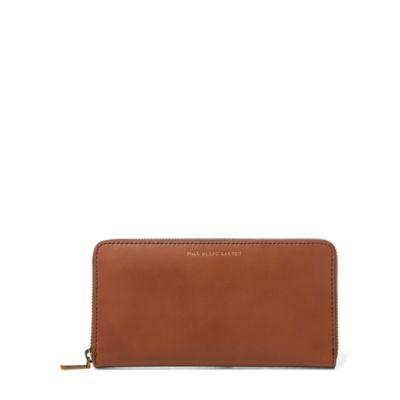 Ralph Lauren Leather Zip-around Wallet Brown