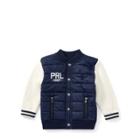 Ralph Lauren Hybrid Snap-front Sweater Newport Navy 9m