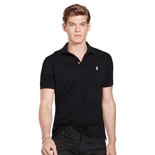 Polo Ralph Lauren Custom-fit Stretch Mesh Polo Polo Black